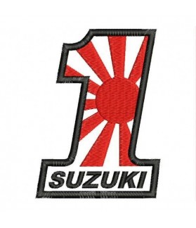 Embroidered patch SUZUKI N1 (Kamikaze)