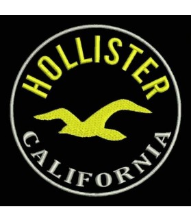 Embroidered Patch HOLLISTER CALIFORNIA