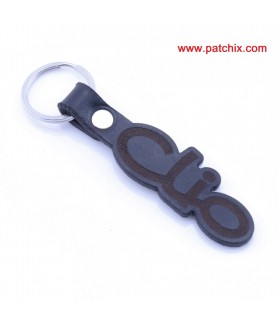 Key ring LEATHER RENAULT CLIO
