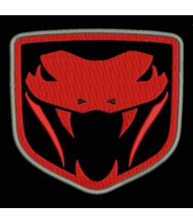 Embroidered Patch DODGE VIPER