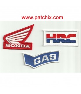 Iron patch Motorcycle PACK HONDA GAS HRC