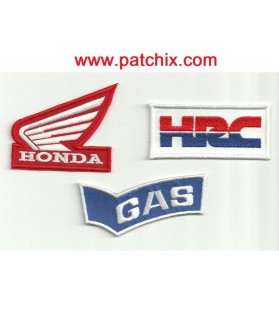 Patch brodé Motorcycle PACK HONDA GAS HRC