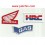 Gestickter Patch Motorcycle PACK HONDA GAS HRC
