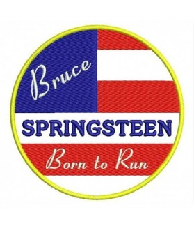 Embroidered patch BRUCE SPRINGSTEEN (Born to Run)