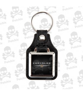 Key chain NICKEL LEATHER BACKGROUND CHYSLER