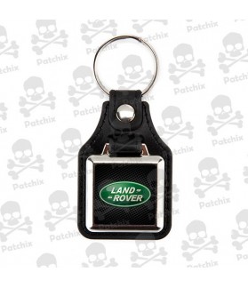 Key chain NICKEL LEATHER BACKGROUND LAND ROVER