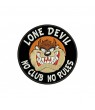 Parche bordado LONE DEVIL (NO CLUBS NO RULES)