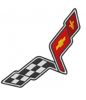 Embroidered Patch CORVETTE