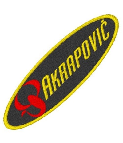 Remendo bordado AKRAPOVIC