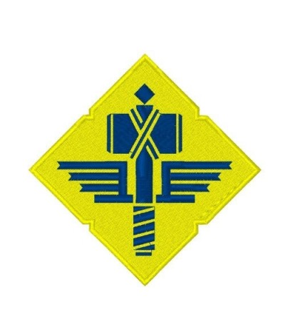 GESTICKTER PATCH MANOWAR