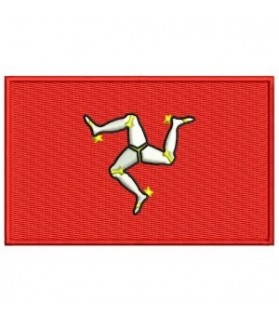Embroidered Patch Flag ISLE OF MAN