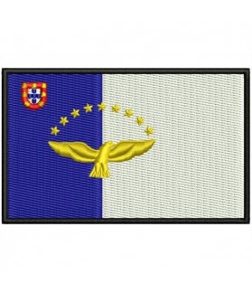 Parche bordado bandera AZORES