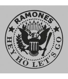 Embroidered patch RAMONES