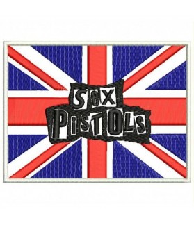 Embroidered patch SEX PISTOLS
