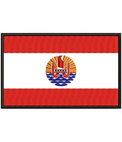 TOPPA RICAMATA FLAG POLINESIA FRANCESA