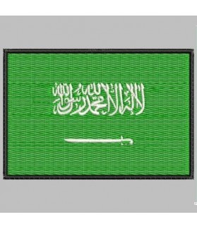 Embroidered patch ARABIA FLAG