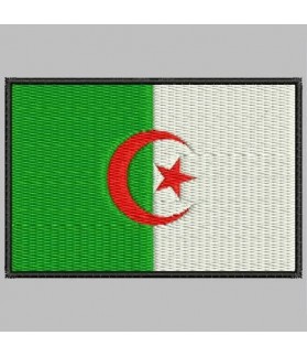 Embroidered patch ALGERIA FLAG