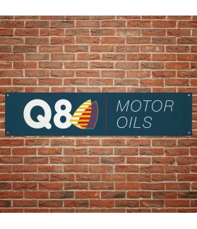 Q8 Motor Oil BANNER GARAJE