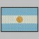 Embroidered patch ARGENTINA FLAG