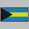 Embroidered patch BAHAMAS FLAG
