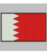 Embroidered patch BAHREIN FLAG