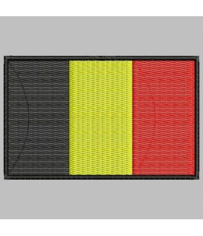 Embroidered patch BELGIUM FLAG
