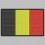 Embroidered patch BELGIUM FLAG