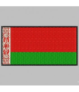Embroidered patch BIELORUSIA FLAG