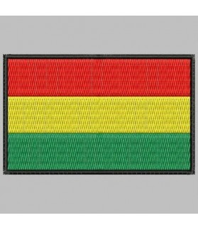 Embroidered patch BOLIVIA FLAG