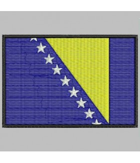 Embroidered patch BOSNIA FLAG