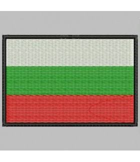 Embroidered patch BULGARIA FLAG