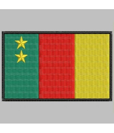 Embroidered patch CAMMERUN FLAG