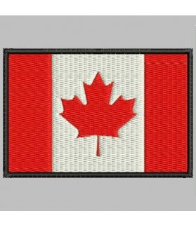 Embroidered patch CANADA FLAG