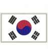 Embroidered patch COREA FLAG