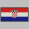 Embroidered patch CROACIA FLAG
