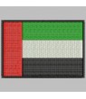 Embroidered patch EMIRATOS ARABES FLAG