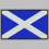 Embroidered patch SCOTLAND FLAG