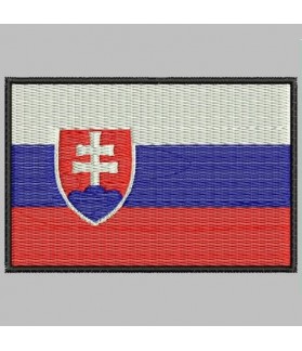 Embroidered patch ESLOVAQUIA FLAG