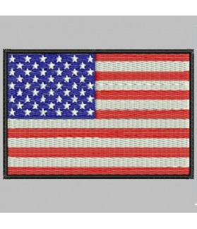 Embroidered patch UNITED STATES FLAG