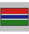Embroidered patch GAMBIA FLAG