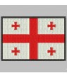 Embroidered patch GEORGIA FLAG