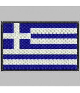 Embroidered patch GREECE FLAG