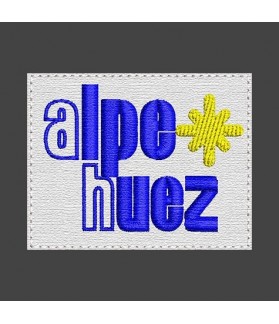 Embroidered Patch Alpe d huez