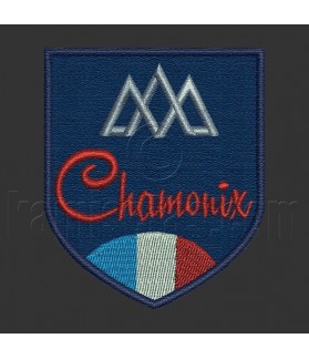 Embroidered Patch Chamonix