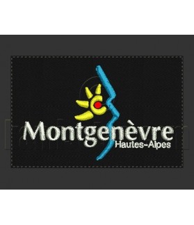 Embroidered Patch Montgenevre