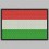 Embroidered patch HUNGARY FLAG