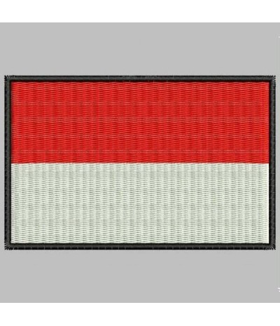 Embroidered patch INDONESIA FLAG