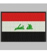 Embroidered patch IRAK FLAG