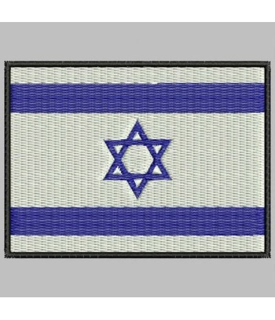 Embroidered patch ISRAEL FLAG