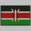 Embroidered patch KENIA FLAG